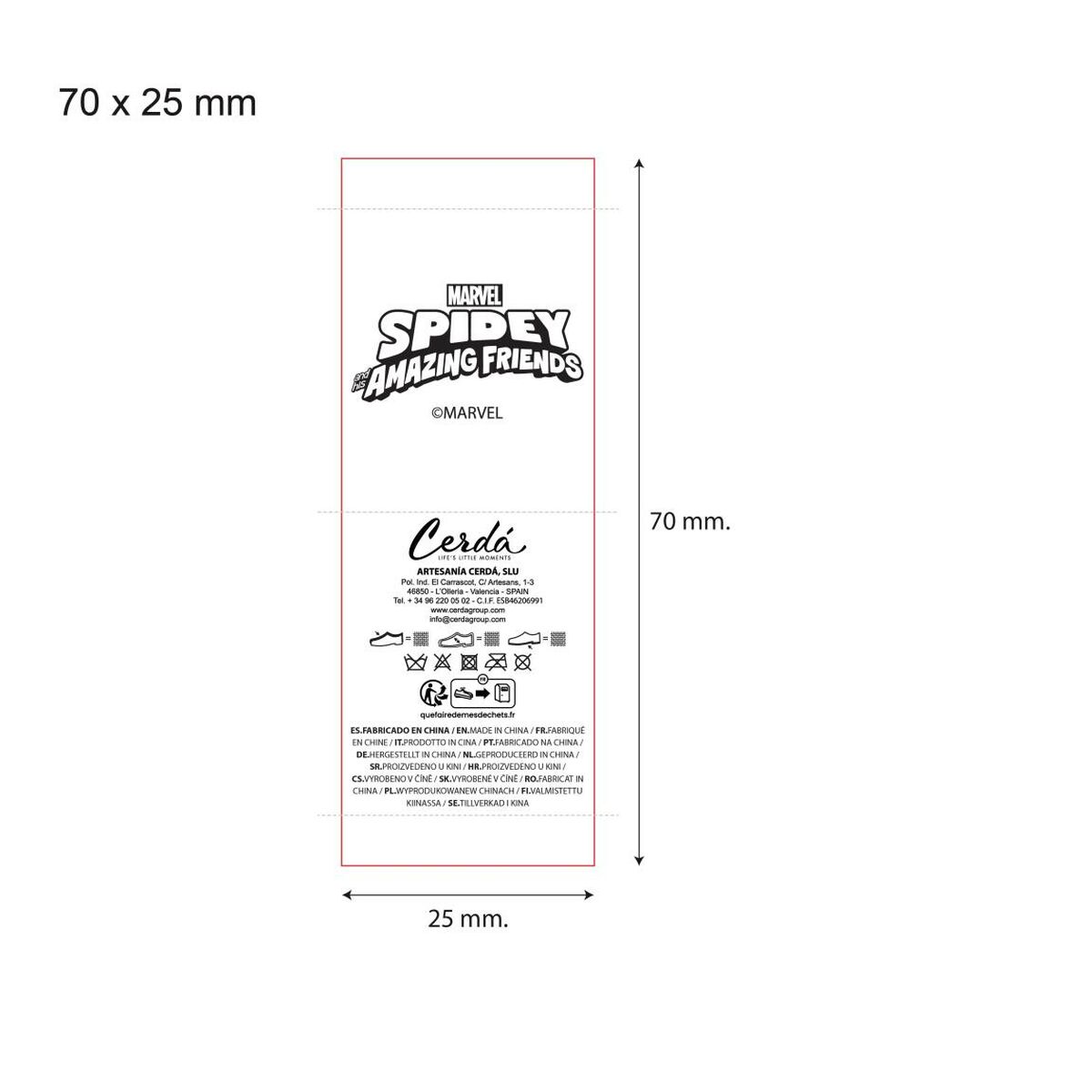 Zapatillas de Estar por Casa Spidey Rojo 28-29