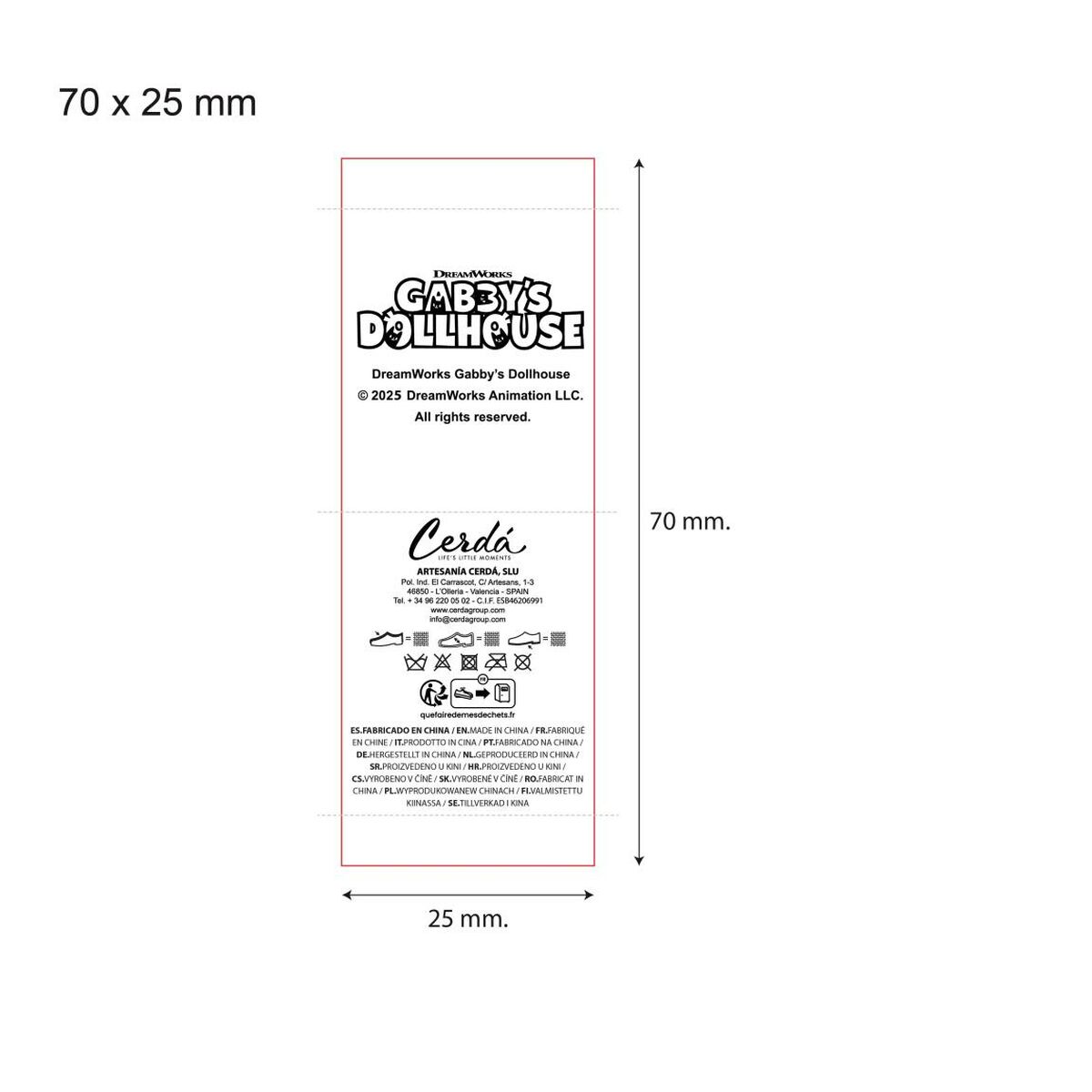 Zapatillas de Estar por Casa Gabby's Dollhouse Rosa 24-25