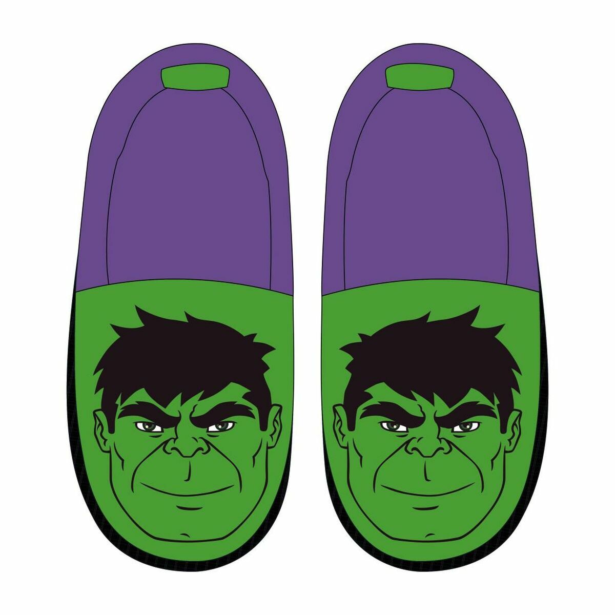 Zapatillas de Estar por Casa The Avengers Verde 26-27