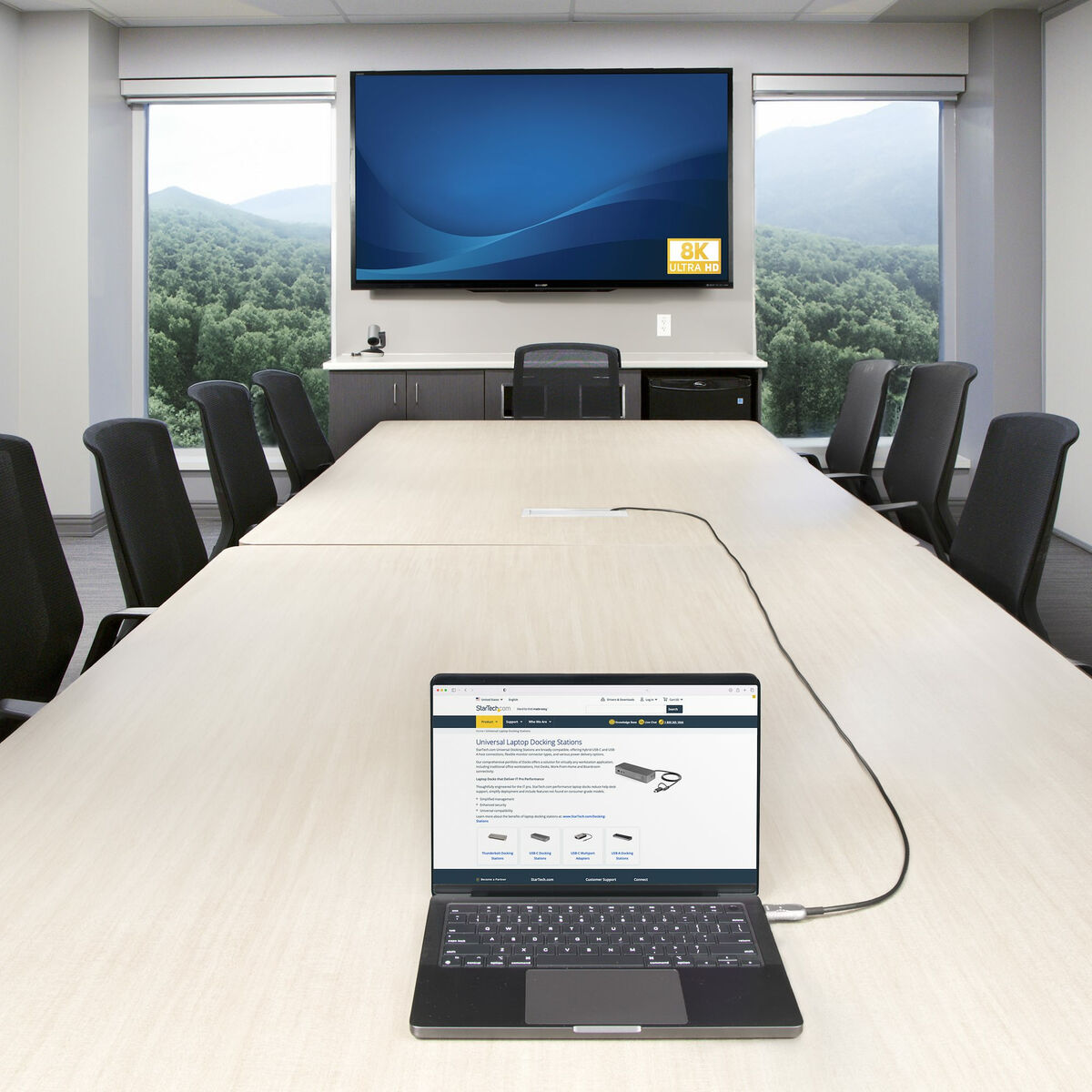 Cable USB Startech 8K-A-100F-HDMI-CABLE Negro