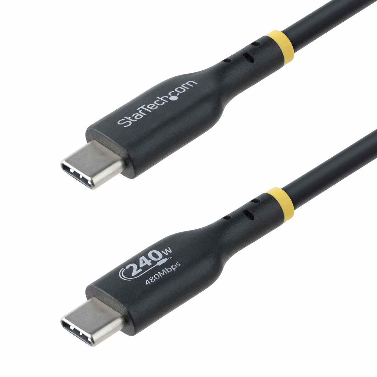 Cable USB Startech USB2EPR3M Negro 3 m