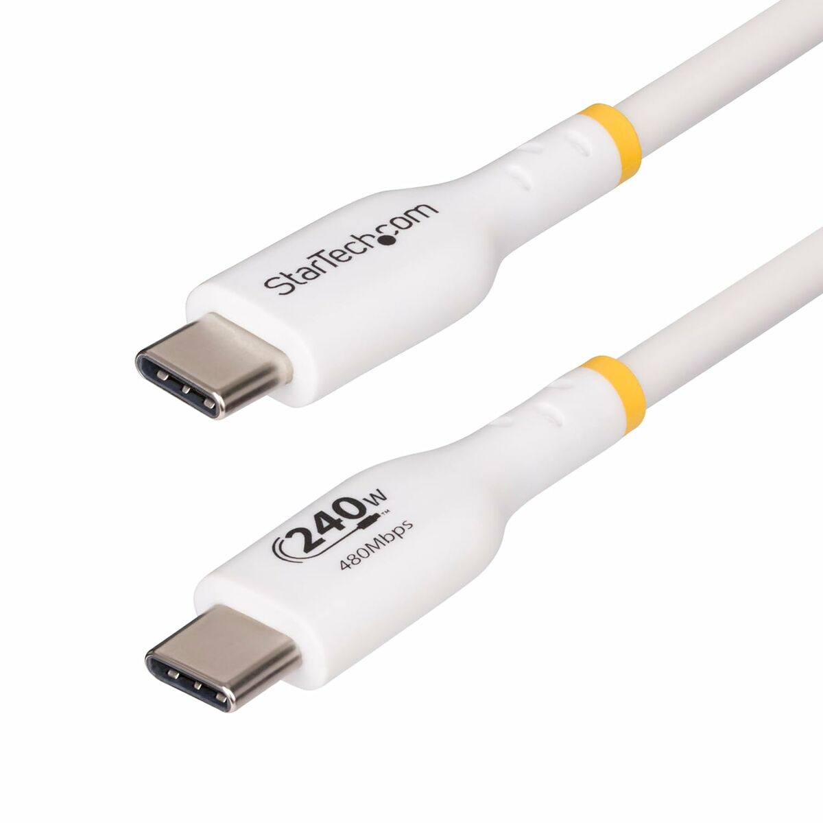 Cable USB Startech USB2EPR2MW Blanco 2 m