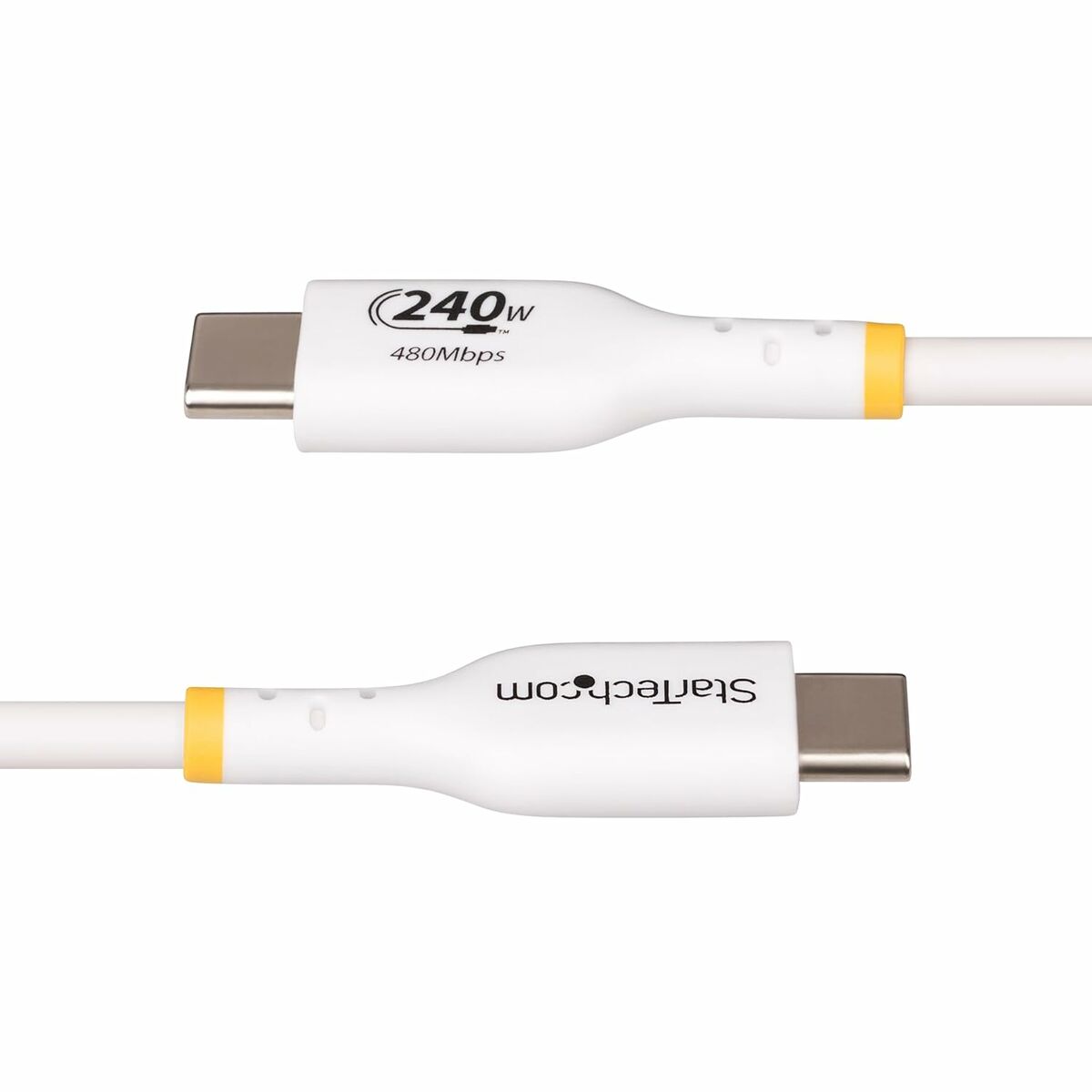 Cable USB Startech USB2EPR2MW Blanco 2 m