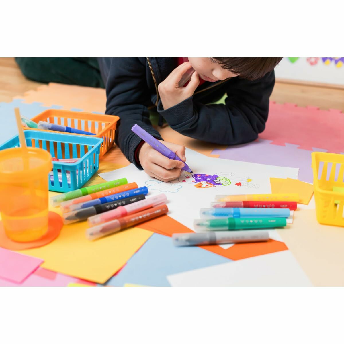 Set de Dibujo Bic 517250 Multicolor (12 Unidades)