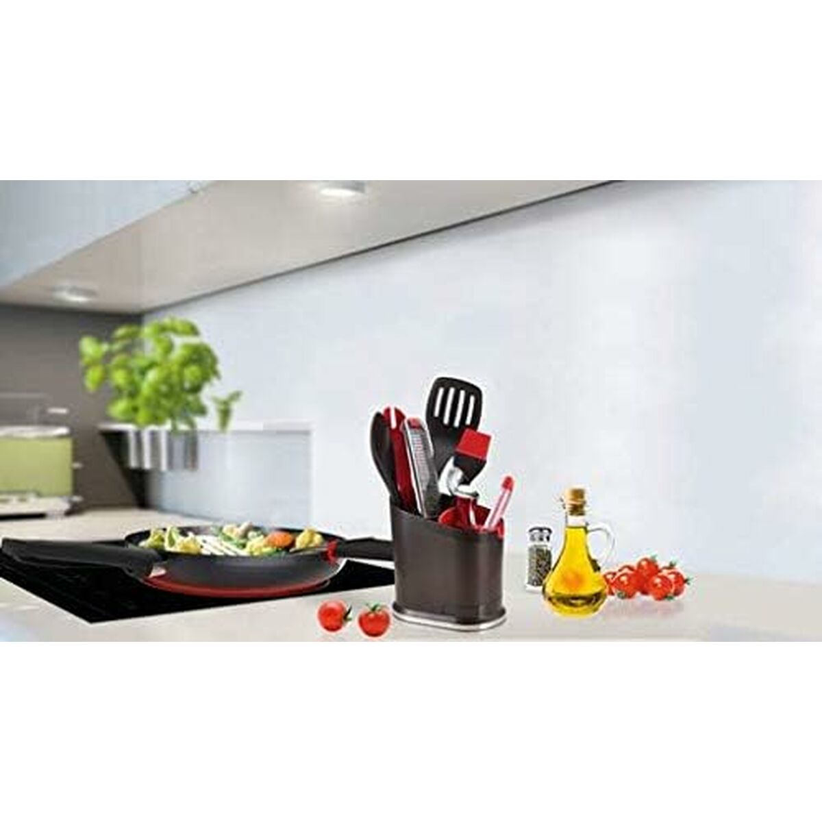 Abrelatas Tefal K2070514 Negro Metal Acero Inoxidable Acero