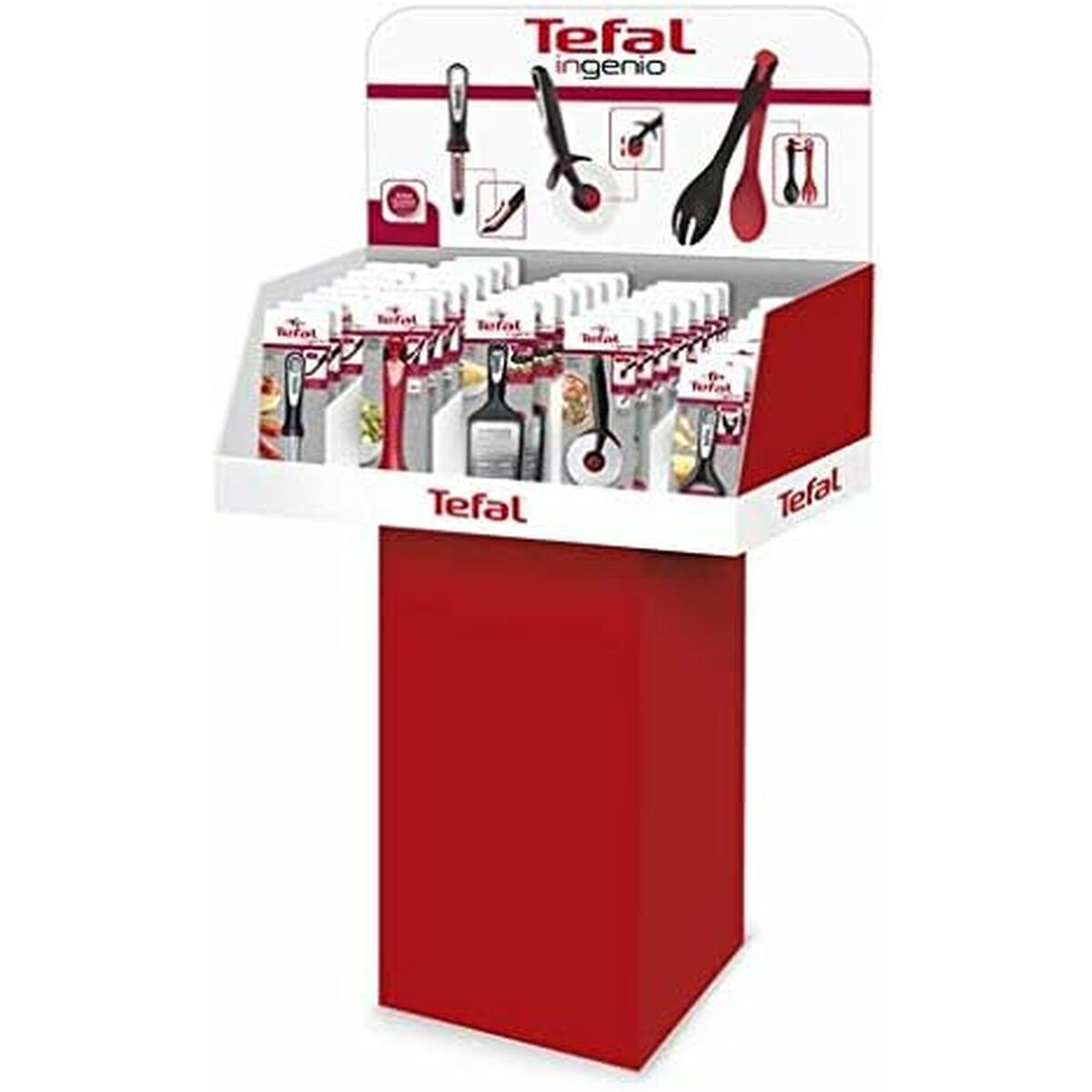 Abrelatas Tefal K2070514 Negro Metal Acero Inoxidable Acero