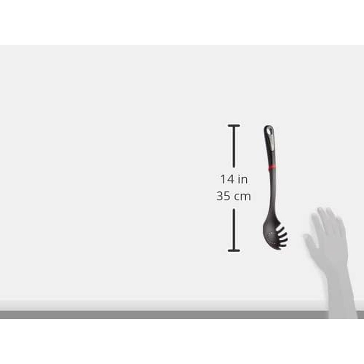 Cuchara para Servir Pasta Tefal K2060214 Metal Plástico (1 Pieza)