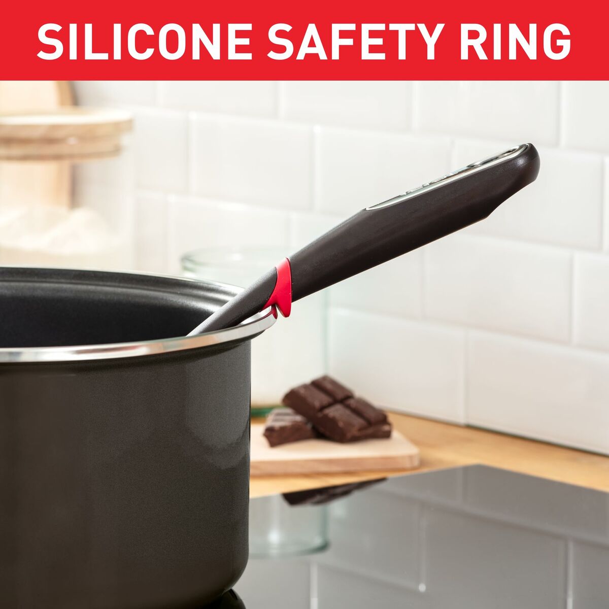 Espátula de Cocina Tefal K2060814 Negro Metal Plástico 1 Pieza