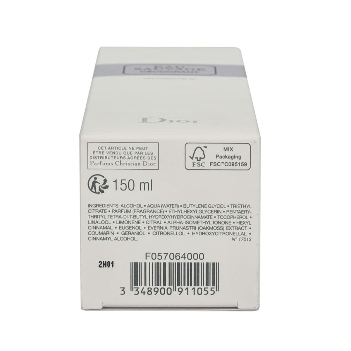 Desodorante en Spray Dior Eau Sauvage