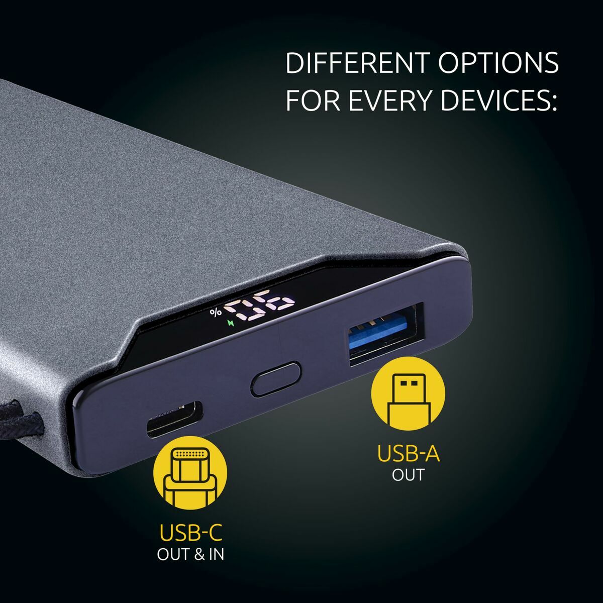 Powerbank INTENSO 7332034 F10000 Gris 20 W 10000 mAh