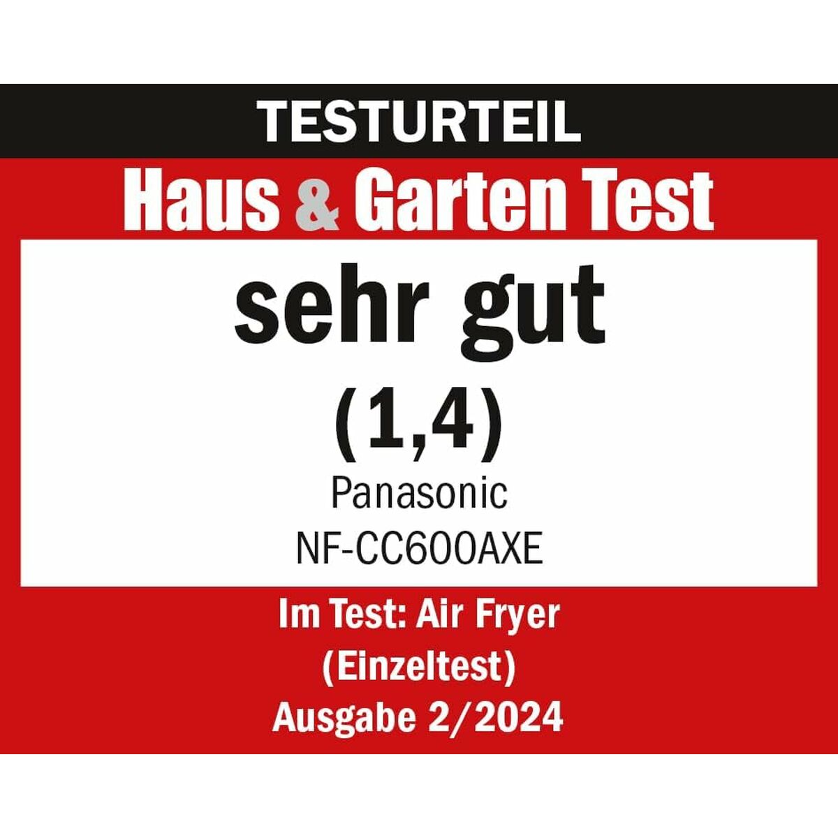 Freidora de Aire Panasonic NF-CC600AXE 1450 W 6 L
