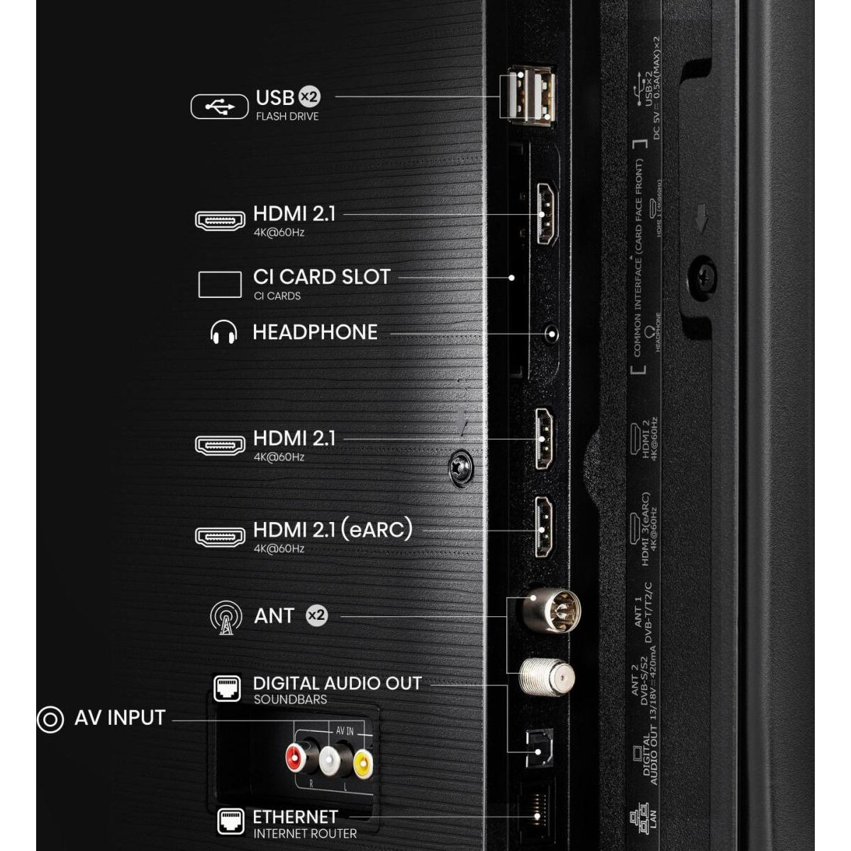 Smart TV Hisense 43E77Q       43 43" 4K Ultra HD HDR QLED