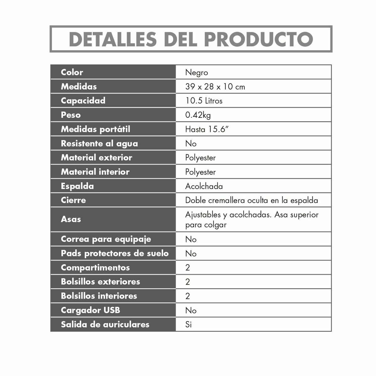 Mochila para Portátil Silver Electronics 111721540199 Azul Negro 16"