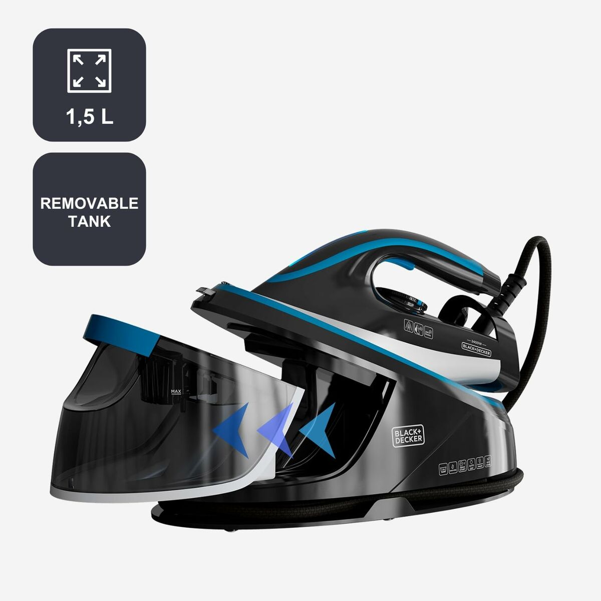 Centro de Planchado Black & Decker BXSS2401E Plástico 2400 W