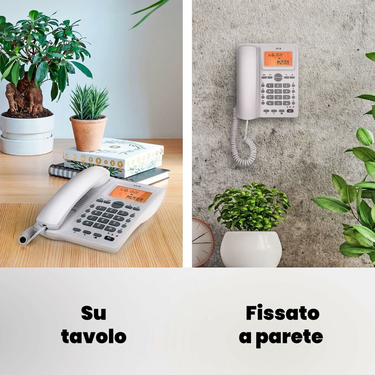 Teléfono Fijo SPC Internet 3612B Blanco