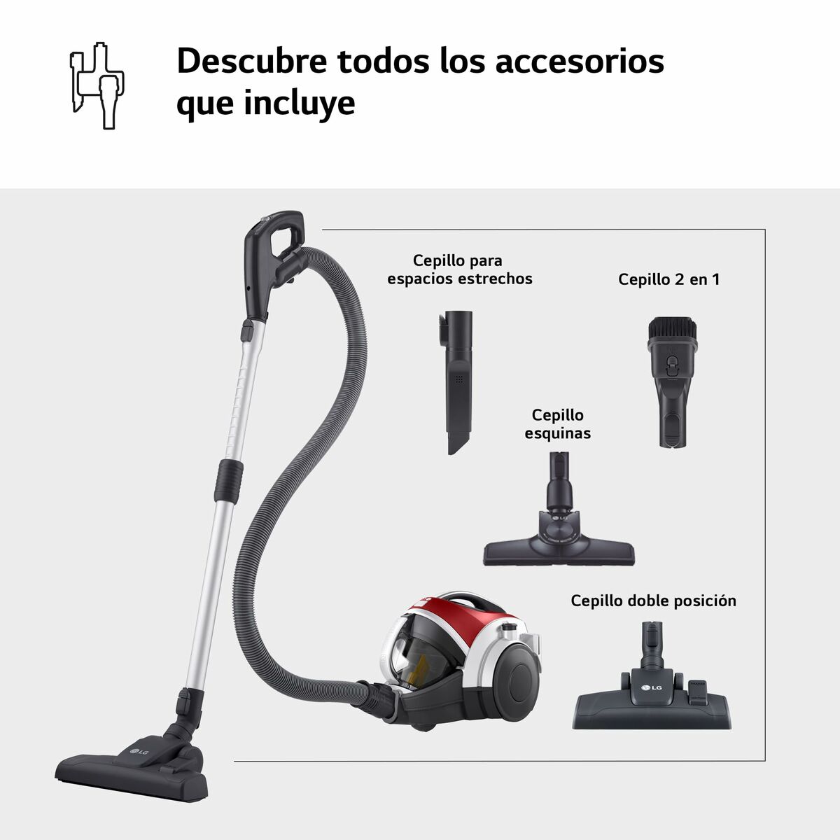 Aspirador LG VC5506NHTB 650 W