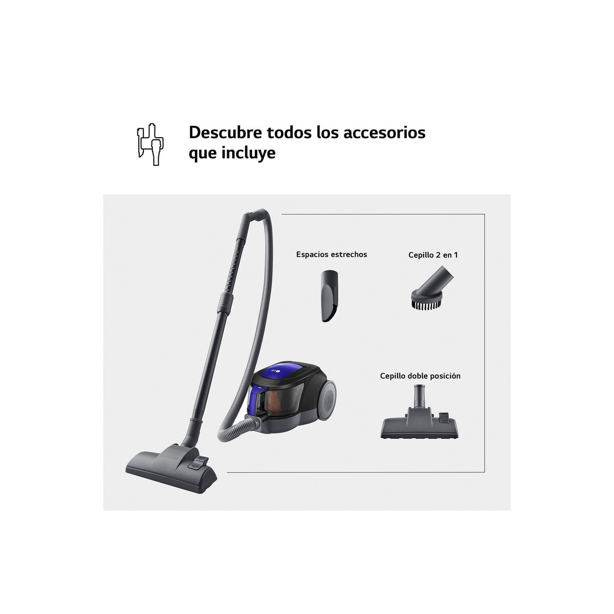 Aspirador LG VC5506NHTB 650 W
