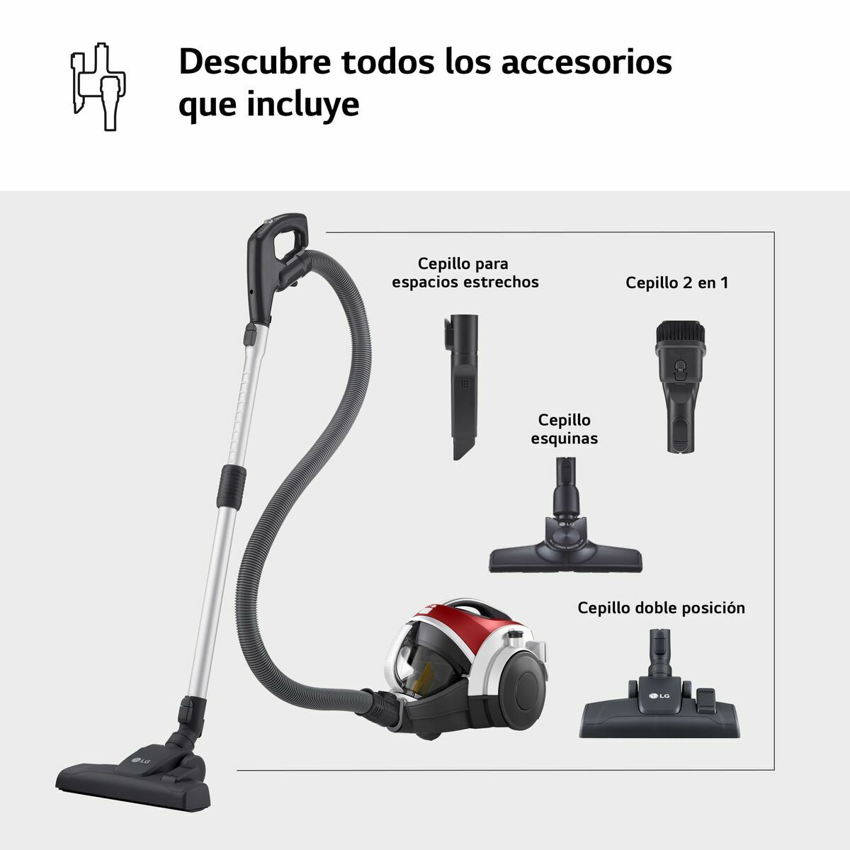 Aspirador LG VC5506NHTB 650 W