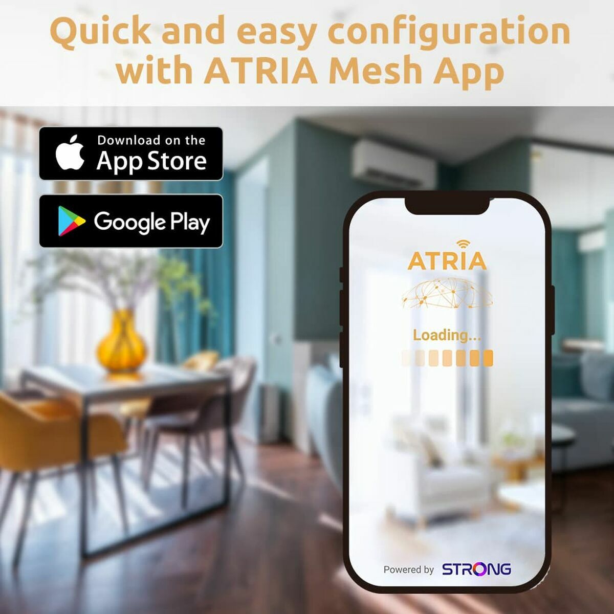 Punto de Acceso STRONG MESHKITAX3000 Blanco