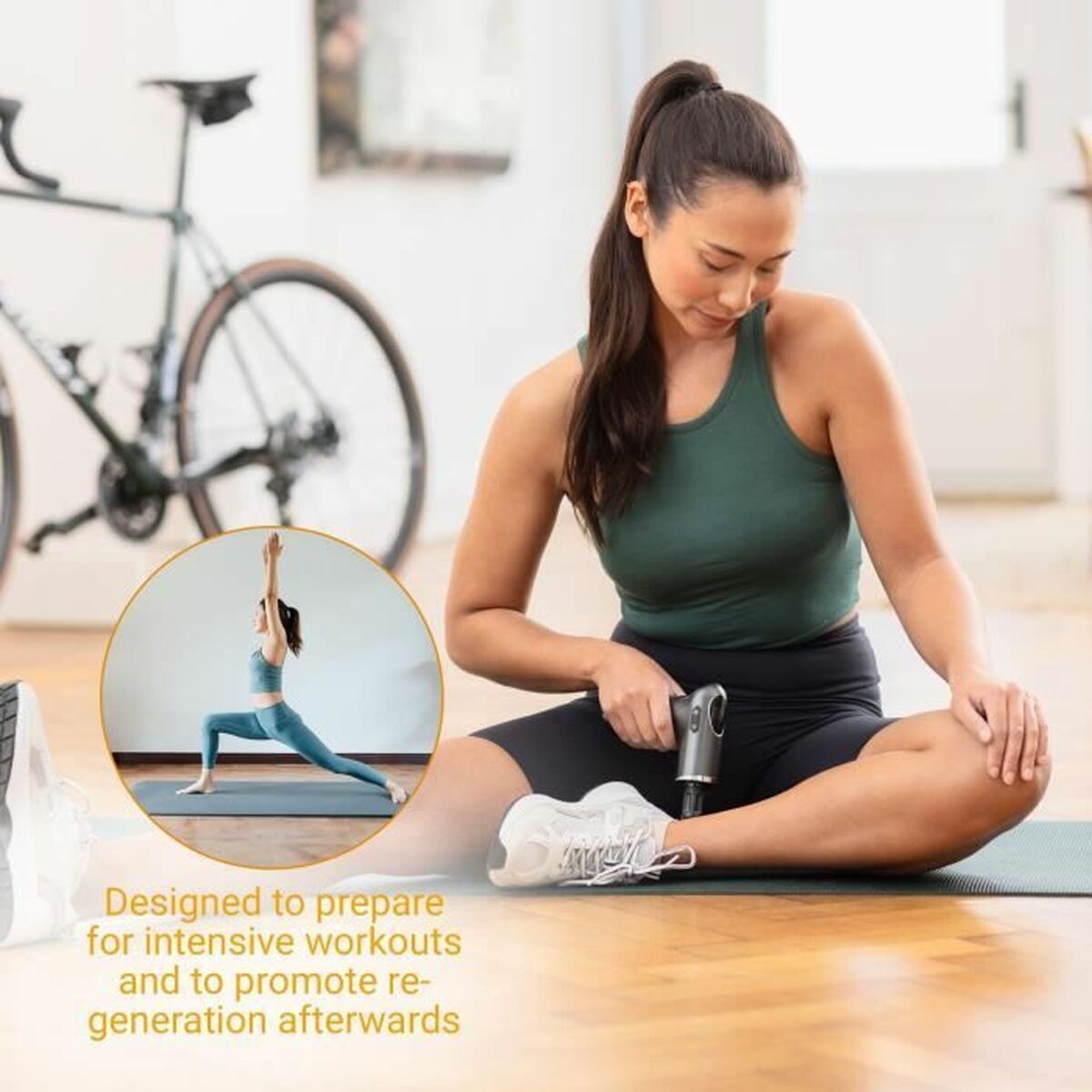 Pistola de Masaje Muscular con Frío y Calor Medisana 88999