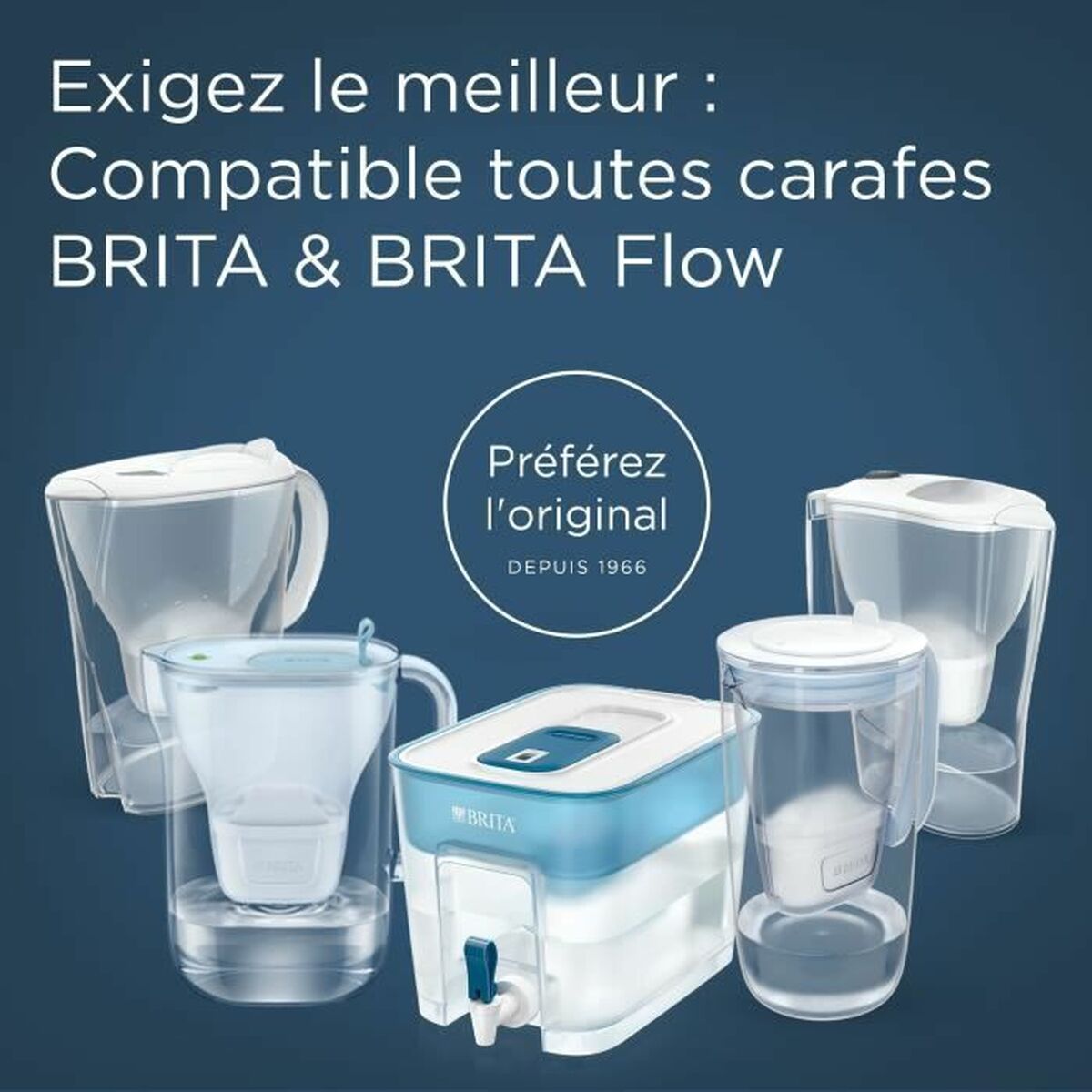 Jarra Filtrante Brita Style Essential Gris Transparente 2,4 L