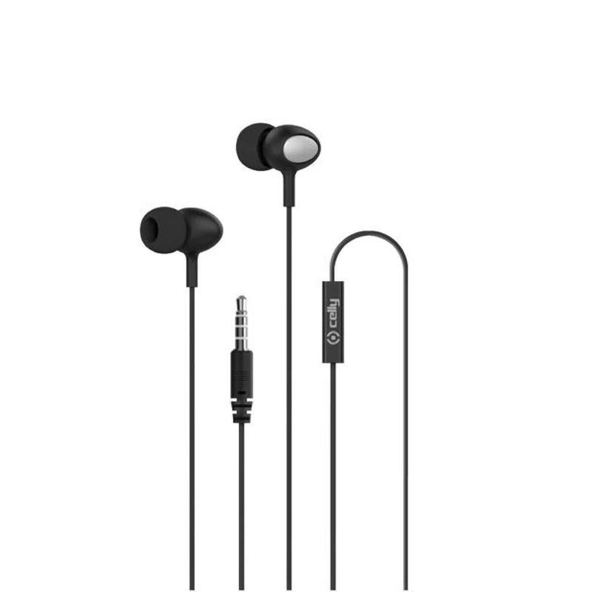 Auriculares con Micrófono Celly UP500BK Negro