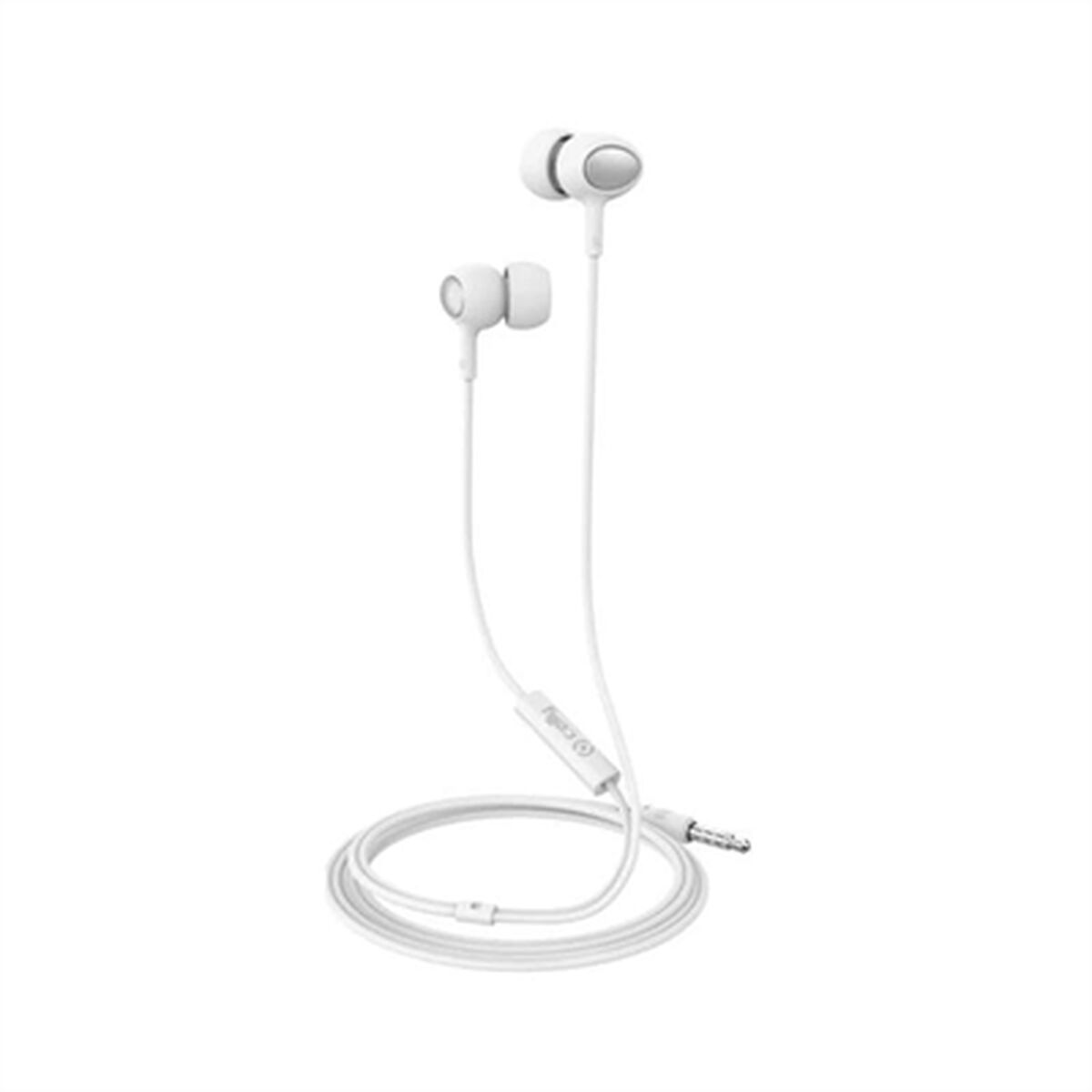 Auriculares con Micrófono Celly UP500WH Blanco