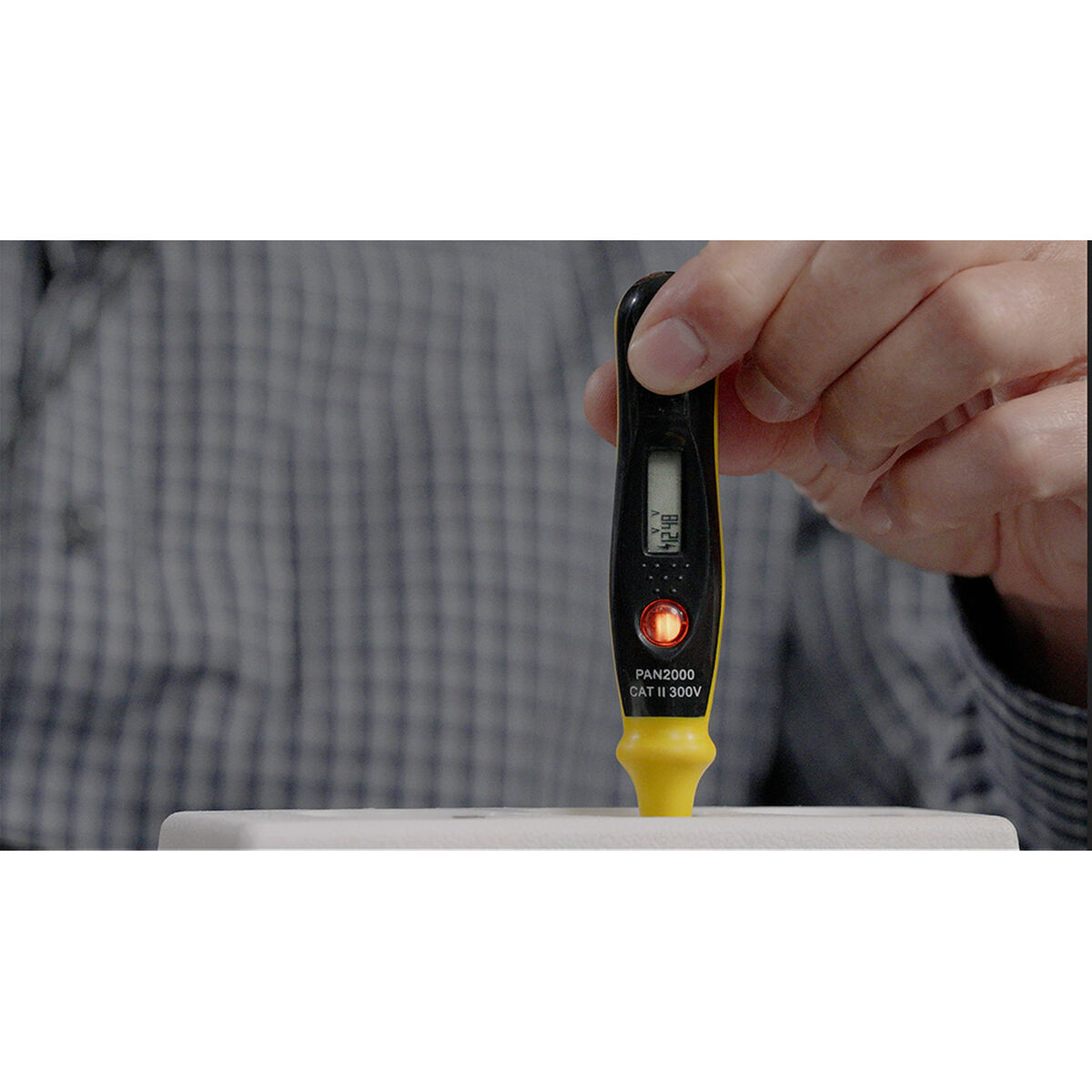 Probador de voltaje y continuidad Pancontrol