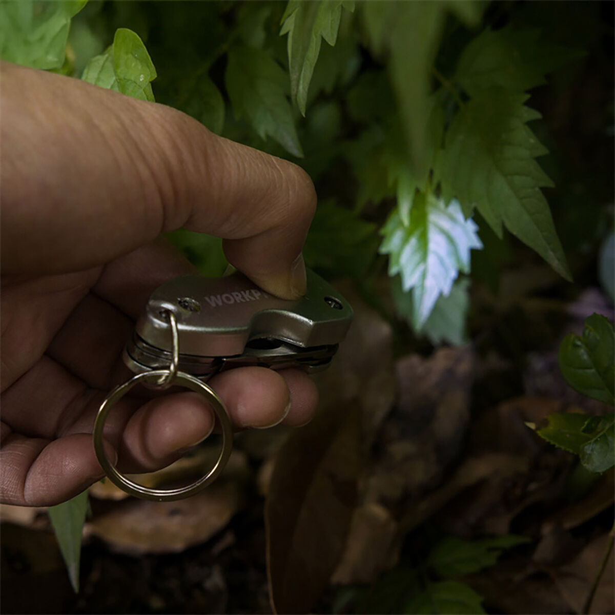 Llavero multiusos Workpro Plateado Acero
