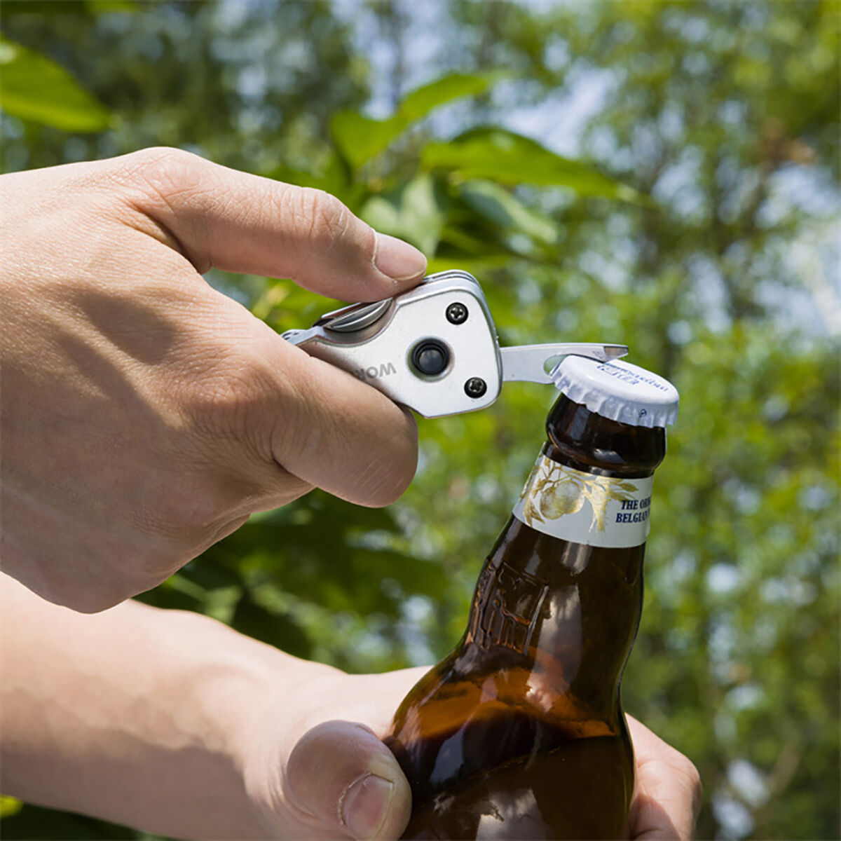 Llavero multiusos Workpro Plateado Acero