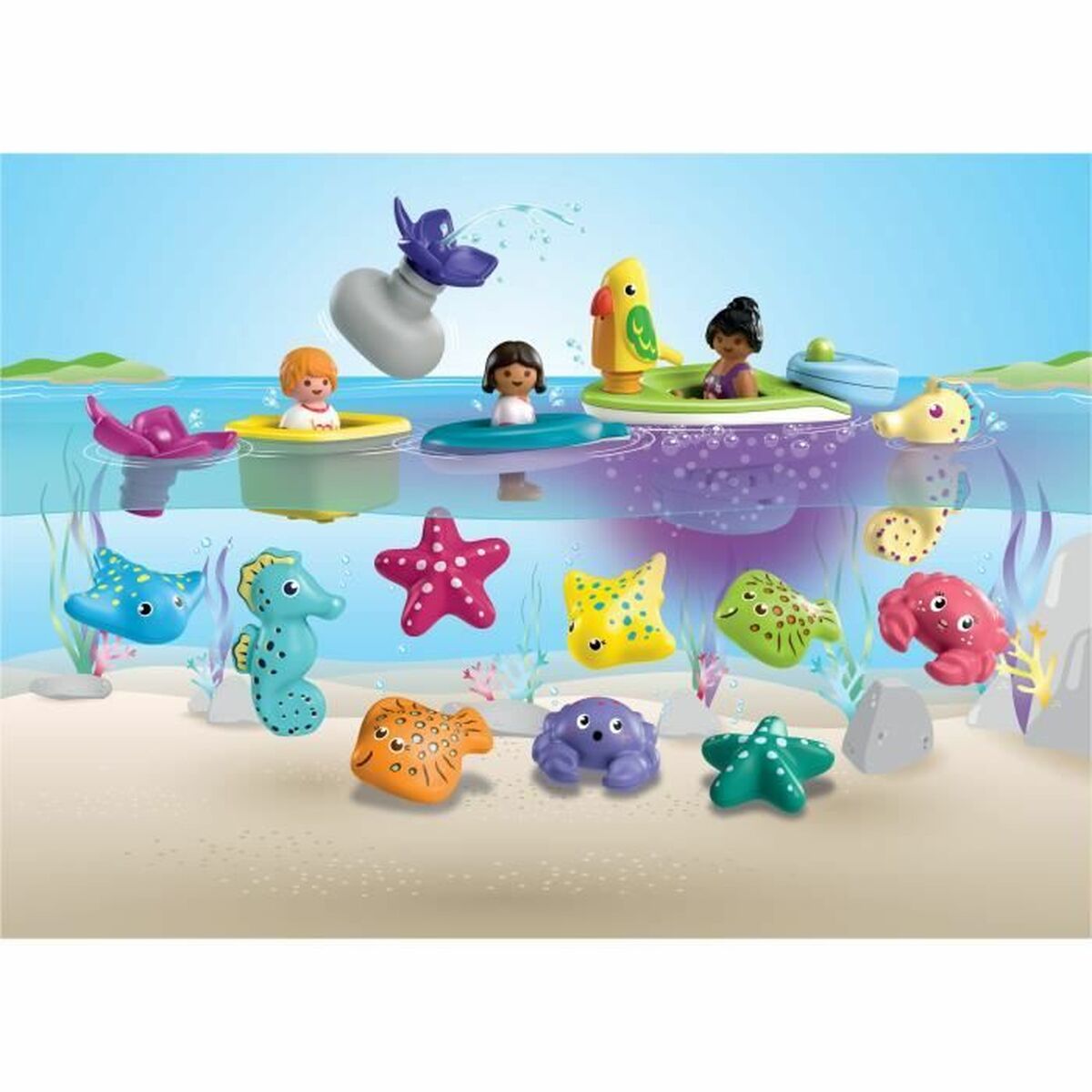 Playset Playmobil Junior Water 71777 25 Piezas