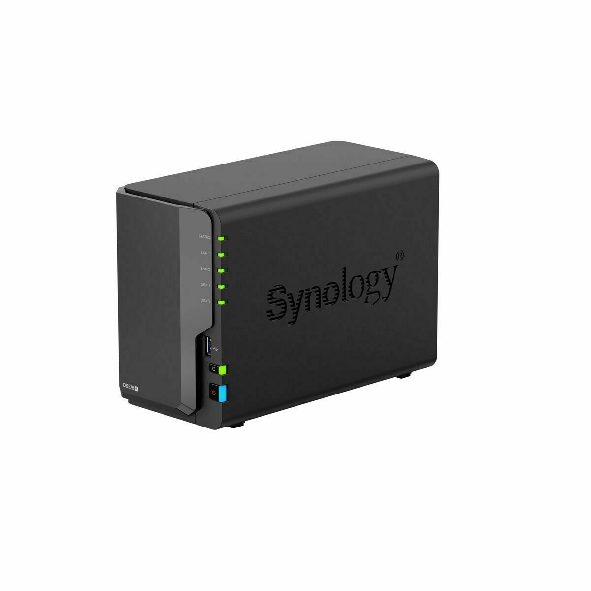 Almacenamiento en Red NAS Synology DS225+ Negro Intel Celeron J4125