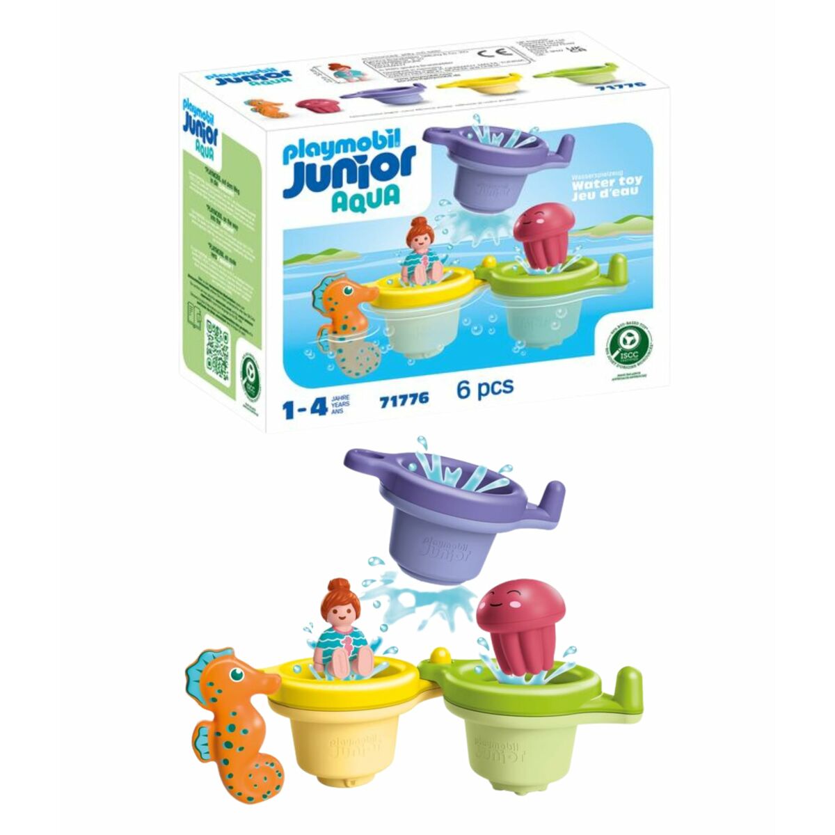 Playset Playmobil Junior Water 71776 6 Piezas