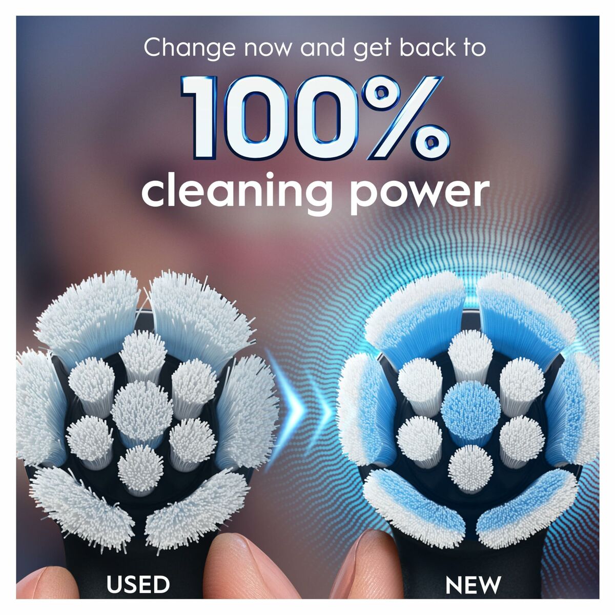 Cabezal de Recambio Oral-B IO RBSBF-3  3UD Negro