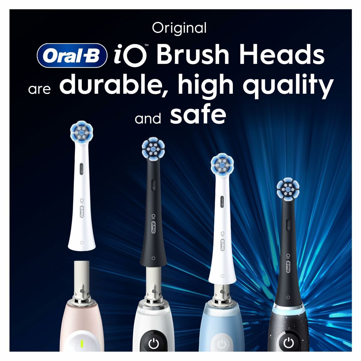 Cabezal de Recambio Oral-B IO RBSBF-3  3UD Negro