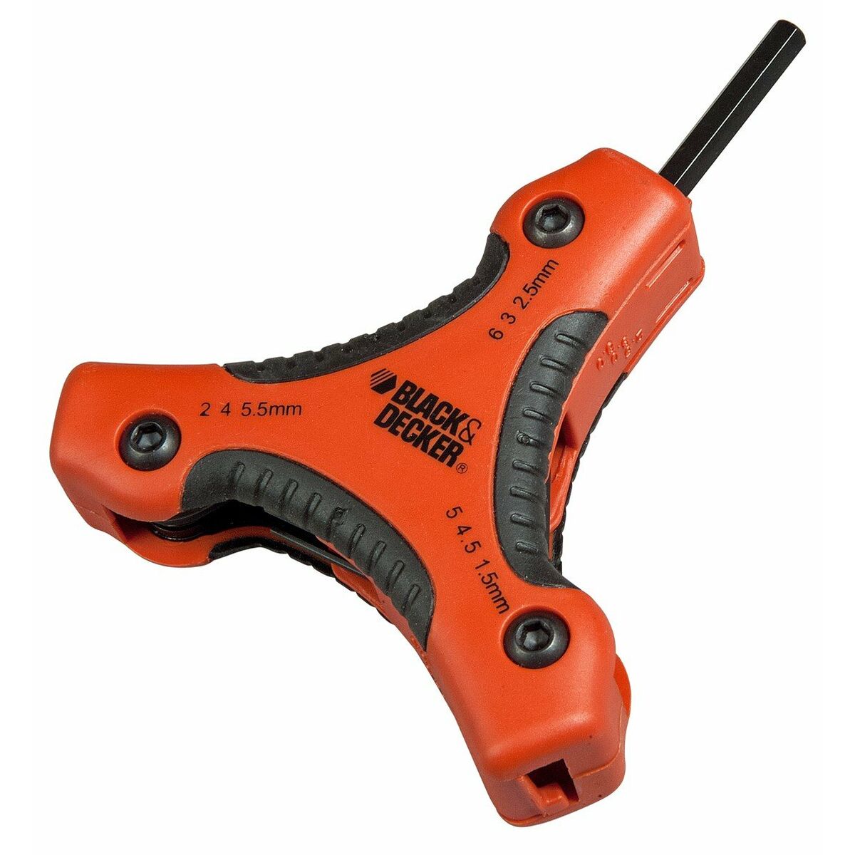 Llaves hexagonales plegables Black & Decker bdht0-71628 1,5-2-2,5-3-4-4,5-5-5,5-6 mm