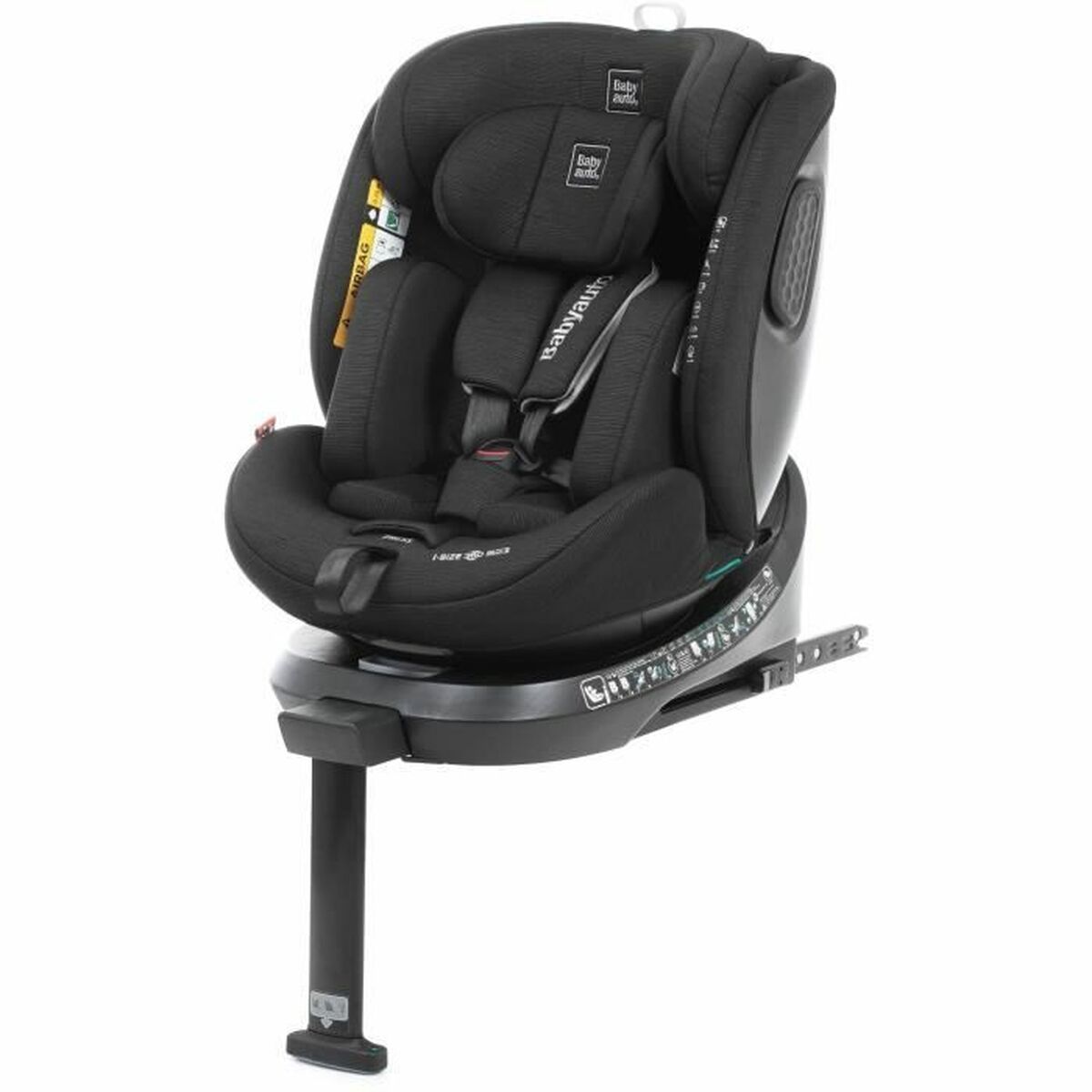 Silla para el Coche Babyauto CORE Negro 0 (de 0 a 10 kilos) I (9 - 18 kg) II (15-25 kg) III (22 - 36 kg) Infantil ECE R129/04