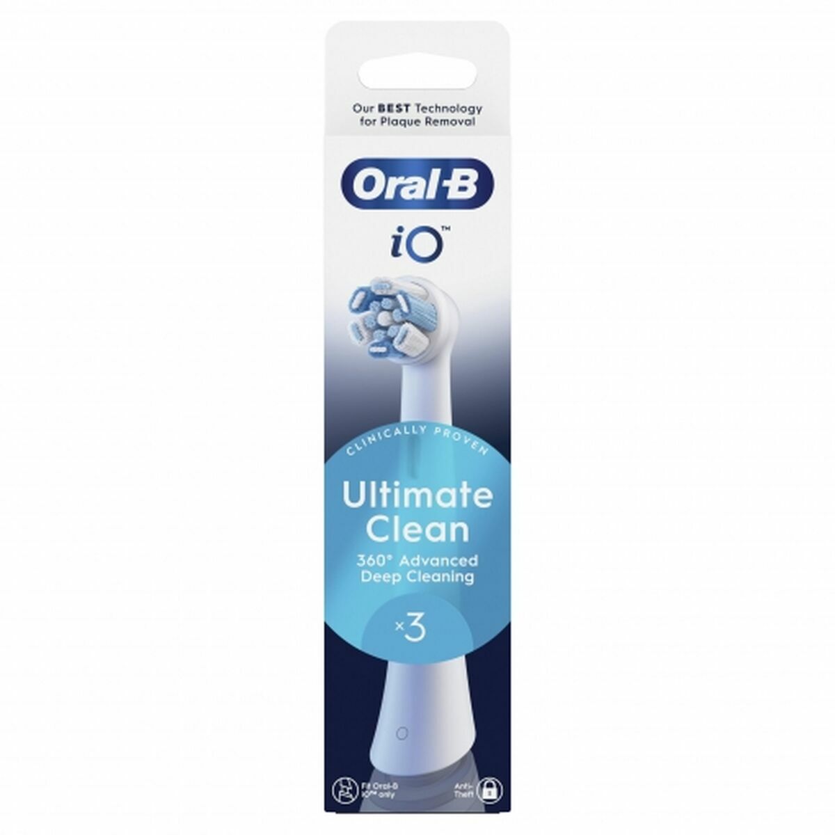 Cabezal de Recambio Oral-B IO RBCWF-3 3UD Blanco