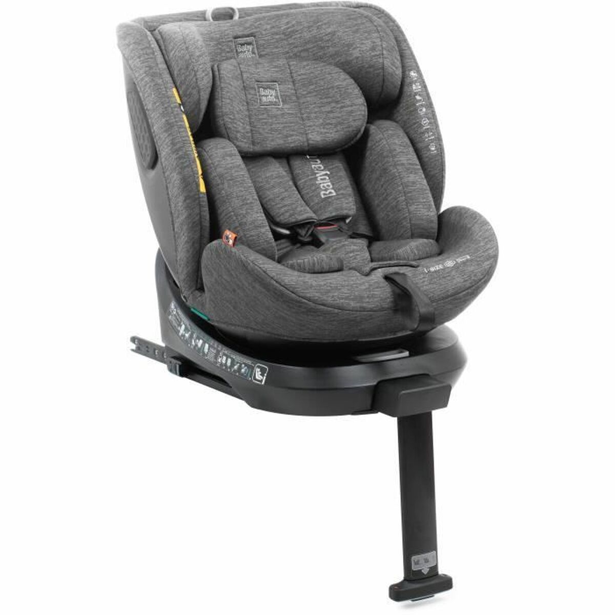 Silla para el Coche Babyauto CORE Gris 0 (de 0 a 10 kilos) I (9 - 18 kg) II (15-25 kg) III (22 - 36 kg) Infantil ECE R129/04