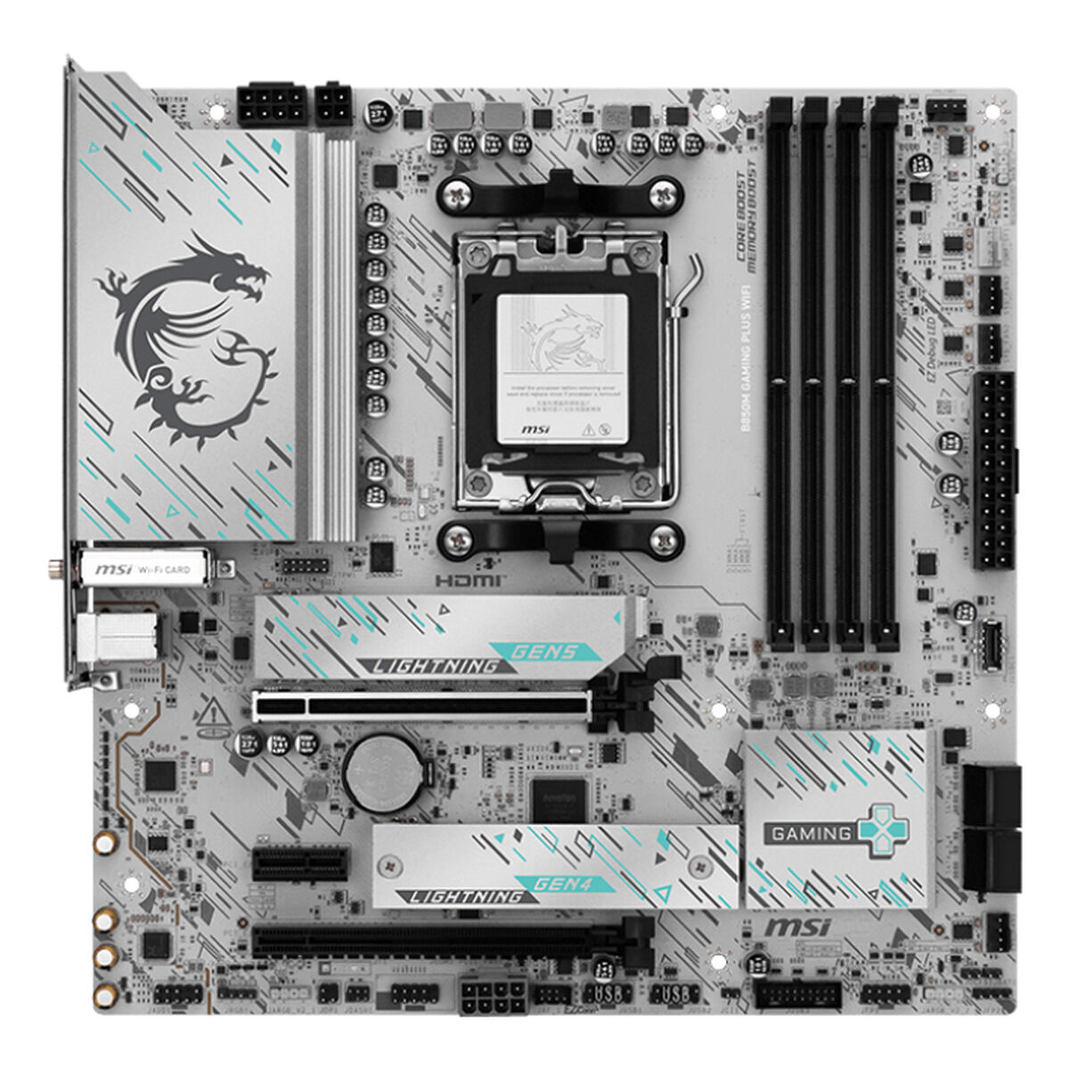 Placa Base MSI 911-7E66-001 B850 AMD AM5