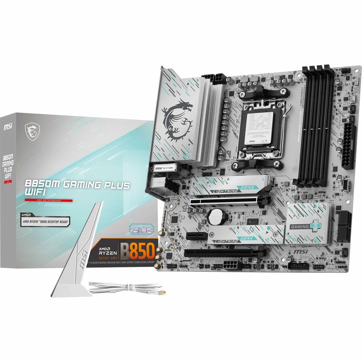 Placa Base MSI 911-7E66-001 B850 AMD AM5
