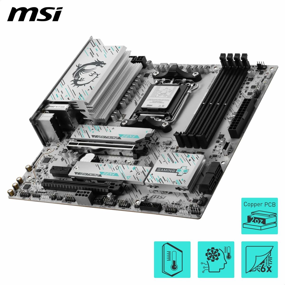 Placa Base MSI 911-7E66-001 B850 AMD AM5