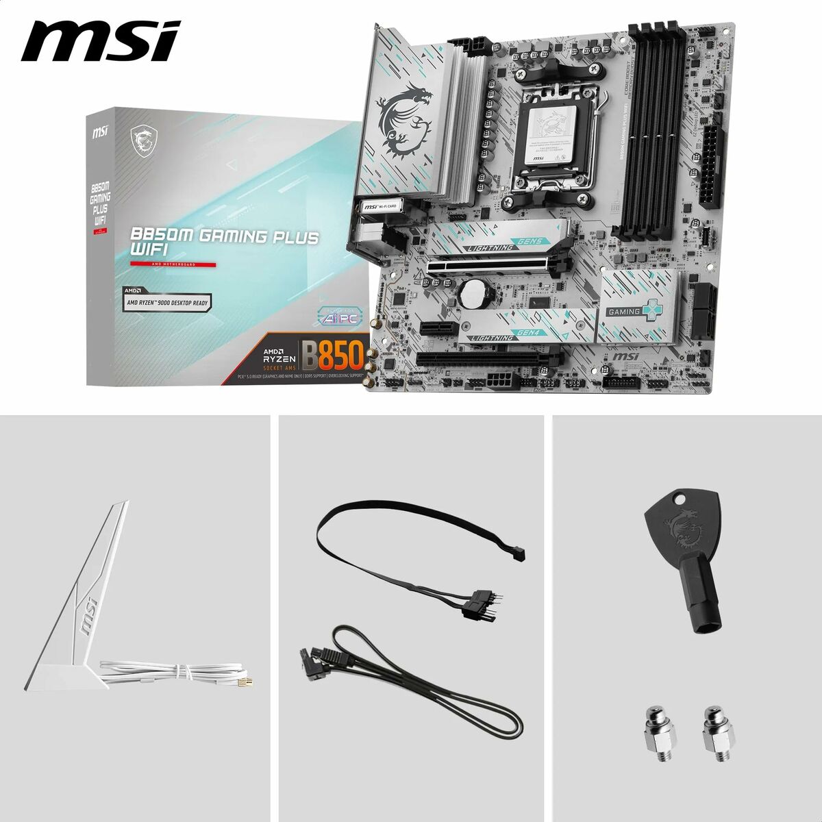 Placa Base MSI 911-7E66-001 B850 AMD AM5