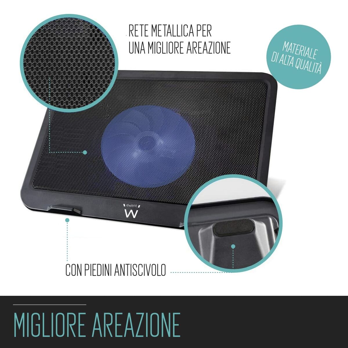 Base de Refrigeración para Portátil Ewent EW1250