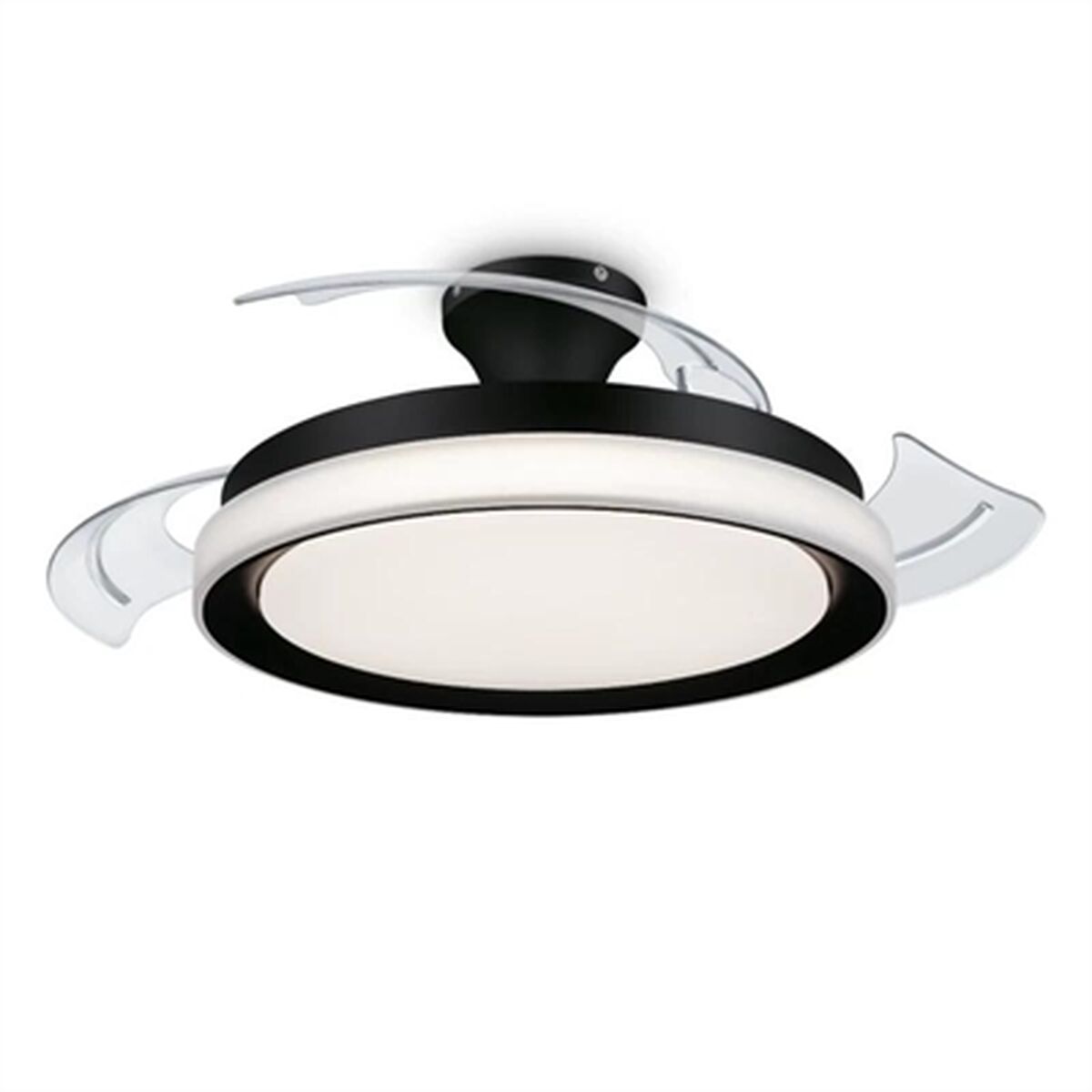 Ventilador de Techo con Luz Philips Atlas Blanco Negro (4000 K) (2700 K)