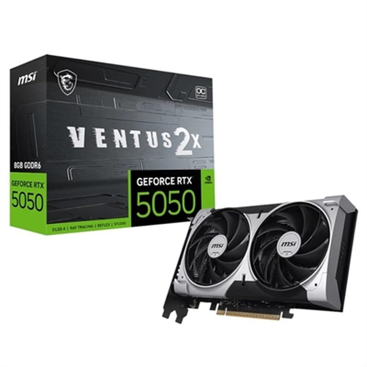 Tarjeta Gráfica MSI VENTUS 2X OC 8 GB GDDR6