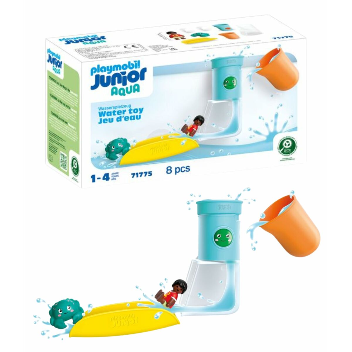 Playset Playmobil Junior Water 71775 8 Piezas