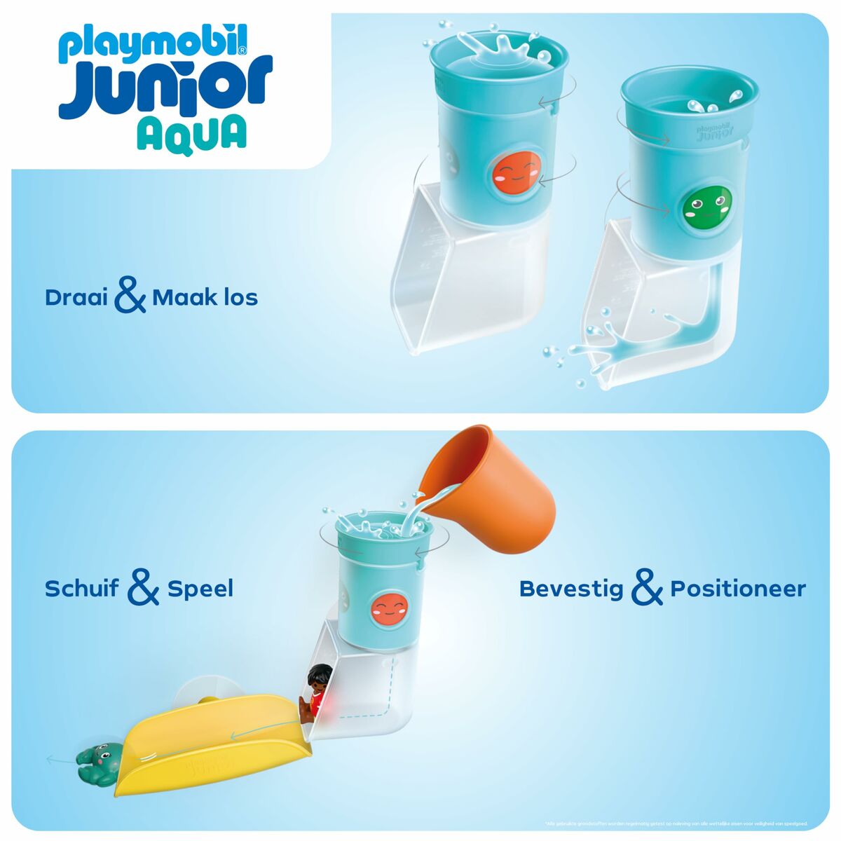 Playset Playmobil Junior Water 71775 8 Piezas