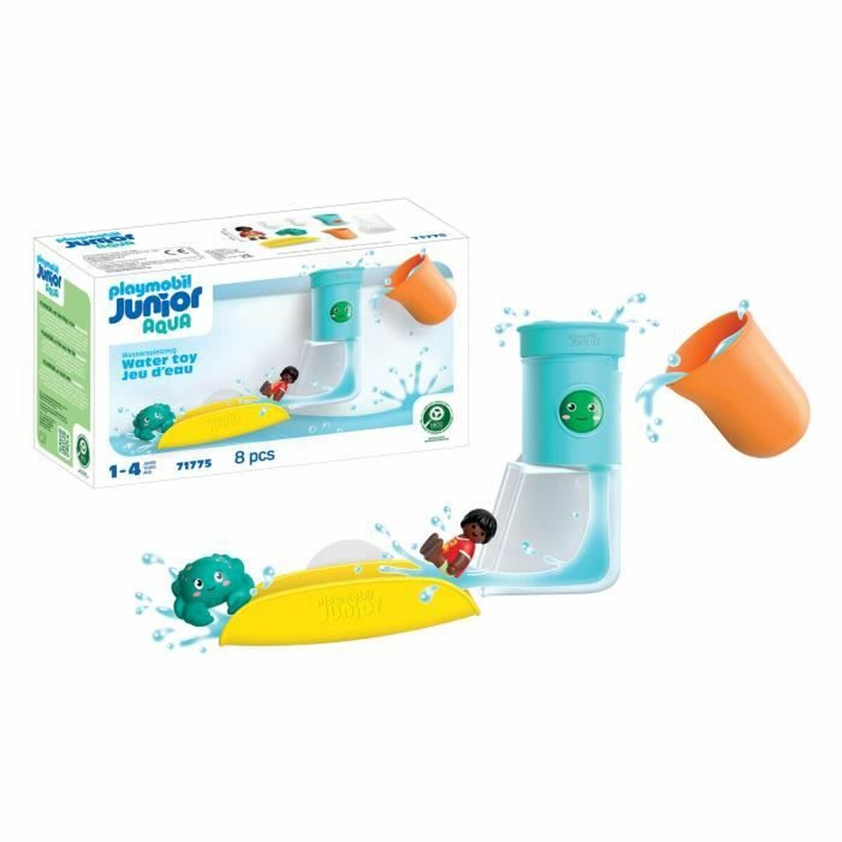 Playset Playmobil Junior Water 71775 8 Piezas