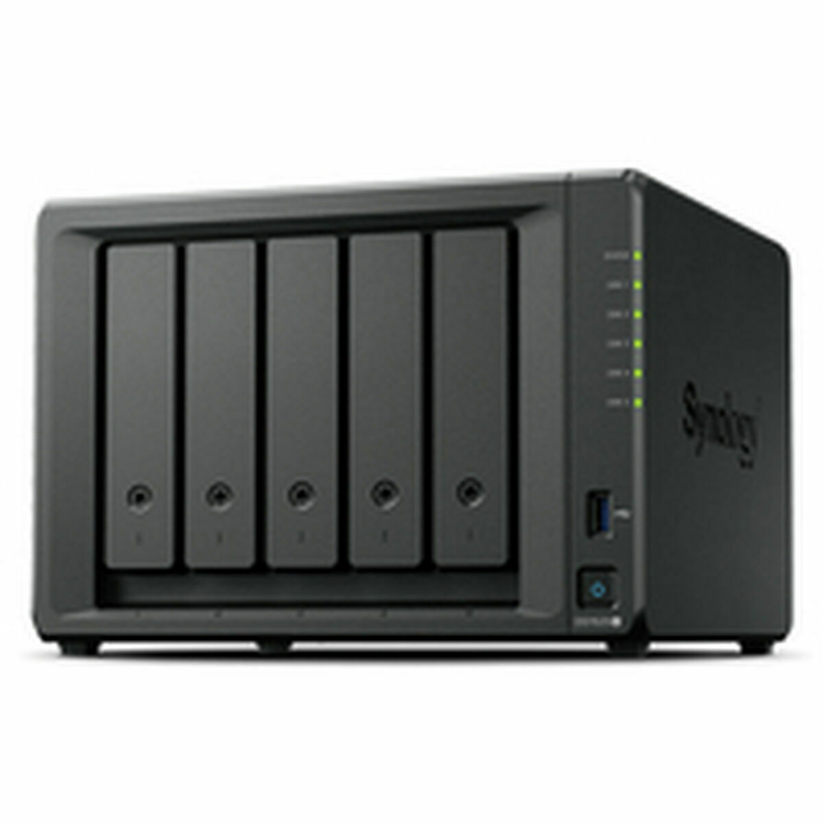 Almacenamiento en Red NAS Synology DS1525+ Negro AMD Ryzen V1500B